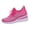 Hot Pink, variant on Women's Walking Sneakers Knitted Mesh Breathable Slip on Shoes Platform Wedge Casual Sparkly Rhinestone Sneakers for Everyday Wear Blue 6