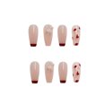 thumbnail image 4 of Uñas postizas HUOGUO Ballet Butterfly, largas y modernas, 24 unidades, 4 of 5