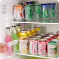 thumbnail image 3 of 2 Pcs Kitchen Refrigerator Storage Box 5 Holes Beer Beverage Organizer Space-saving Case Storage Containers Kitchen Accessories, 3 of 8