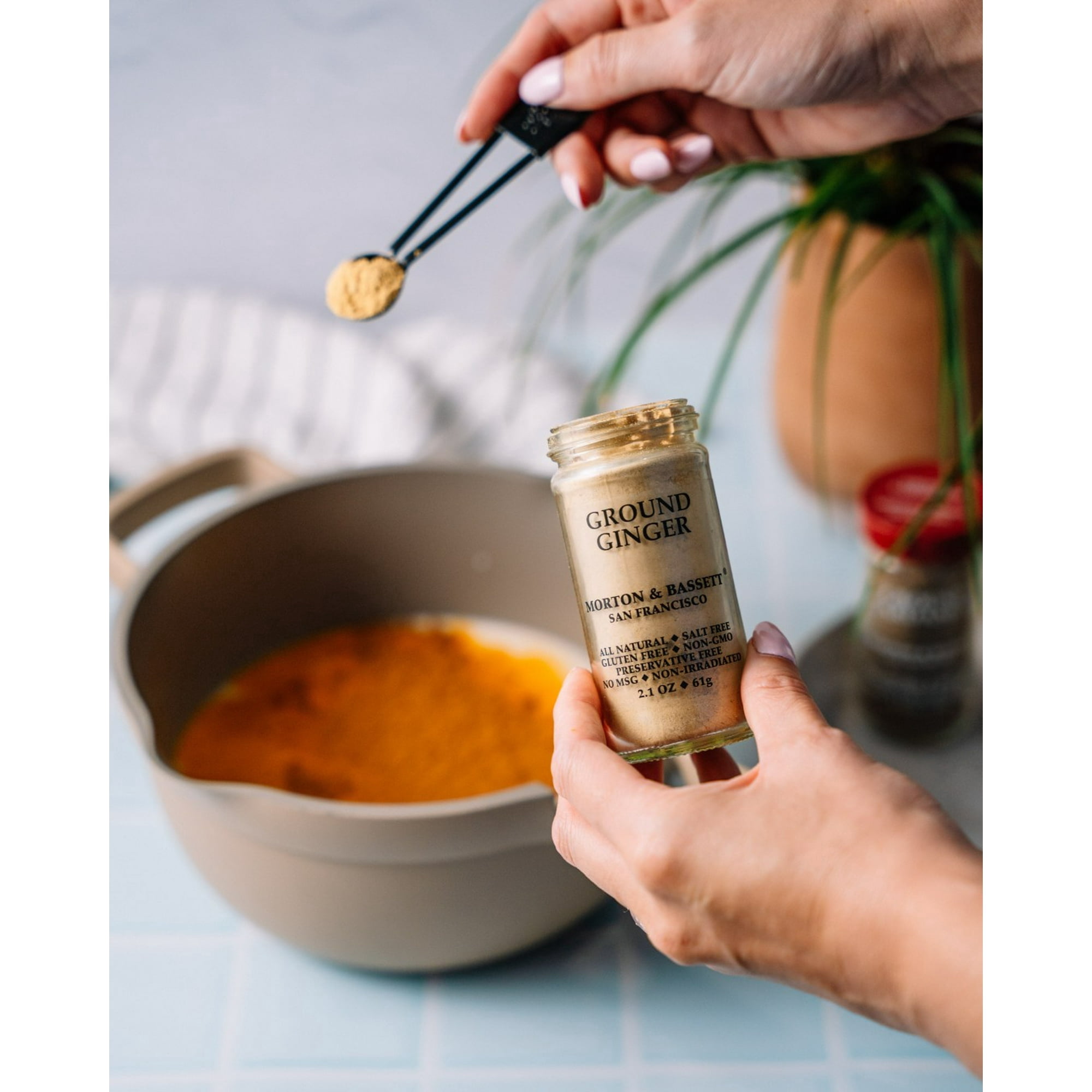 Pack of 3, Morton & Bassett Ground Ginger, 2.1 oz