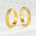 thumbnail image 2 of 13 Styles Men Women's Wedding Engagement 18K Gold Plating CZ Thin Ring Size 4-10, 2 of 5