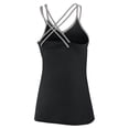 thumbnail image 3 of Women's Fanatics Black Chicago White Sox Barrel It Up Cross Back V-Neck Tank Top, 3 of 3