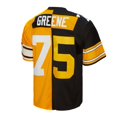 thumbnail image 3 of Men's Mitchell & Ness Joe Greene Black/Gold Pittsburgh Steelers 1976 Split Legacy Replica Jersey, 3 of 5