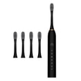 thumbnail image 1 of Cepillo de dientes eléctrico Sunnimix 4 cabezales IPX7 Limpieza impermeable Negro, 1 of 6
