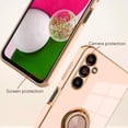 thumbnail image 2 of for Samsung Galaxy A14 5G Case Pink Plating Mental Ring Kickstand Luxury Case Soft TPU Shockproof Back Electroplate Cover Galaxy A14 5G Case for Girls Women, 2 of 12