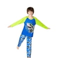 thumbnail image 4 of Tebbis Pajamas For Boys Trendy Shark with Headset Long Sleeves 2-Piece PJs Set Kid Comfy Sleepwear Size 10, 4 of 10