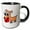 Black/White, variant on 3drose, Cute Dog Be Mine Heart – Chihuahua, 11oz Magic Transforming Mug