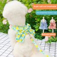 thumbnail image 6 of vnanda Pet Dog Harness Leash Set Stylish Pet Dress Summer Thin Cat Dog Clothes with Breathable Mesh Fabric Harness Leash Set for Small Dogs Cats Cute Dog, 6 of 7