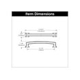 thumbnail image 3 of Hickory Hardware P3233-CH-10B 5.06 in. Bridges Pull, Chrome, 3 of 7