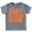 Orange on Granite Heather Shirt, variant on Spooky Little Dude Wavy Letters for Baby and Toddler Youth Boys Halloween and Fall Shirt Black Shirt 18 Months