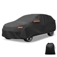 thumbnail image 1 of Funda de coche Unique Bargains 210D-PU Oxford, impermeable y a prueba de viento, protección solar con cremallera, negra para Mazda CX-70, 1 of 7