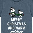thumbnail image 3 of Peanuts - Charlie Brown & Snoopy Merry Christmas Warm Wishes - Toddler And Youth Short Sleeve Graphic T-Shirt, 3 of 6