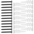 thumbnail image 1 of HAMPPLIES 100 Sets Of Drywall Screws With Black Stainless Steel For Wall Fixing And Enhanced Fixation, 1 of 8
