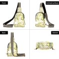 thumbnail image 7 of FORMRS Womens Crossbody Sling Bag Travel Daypack Shoulder Chest Backpack, Yellow Floral Rabbit, 7 of 7