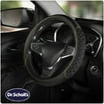 thumbnail image 3 of Dr. Scholl's Copper Infused Heat Press Grip Memory Foam Truck Steering Wheel Cover, 3 of 9