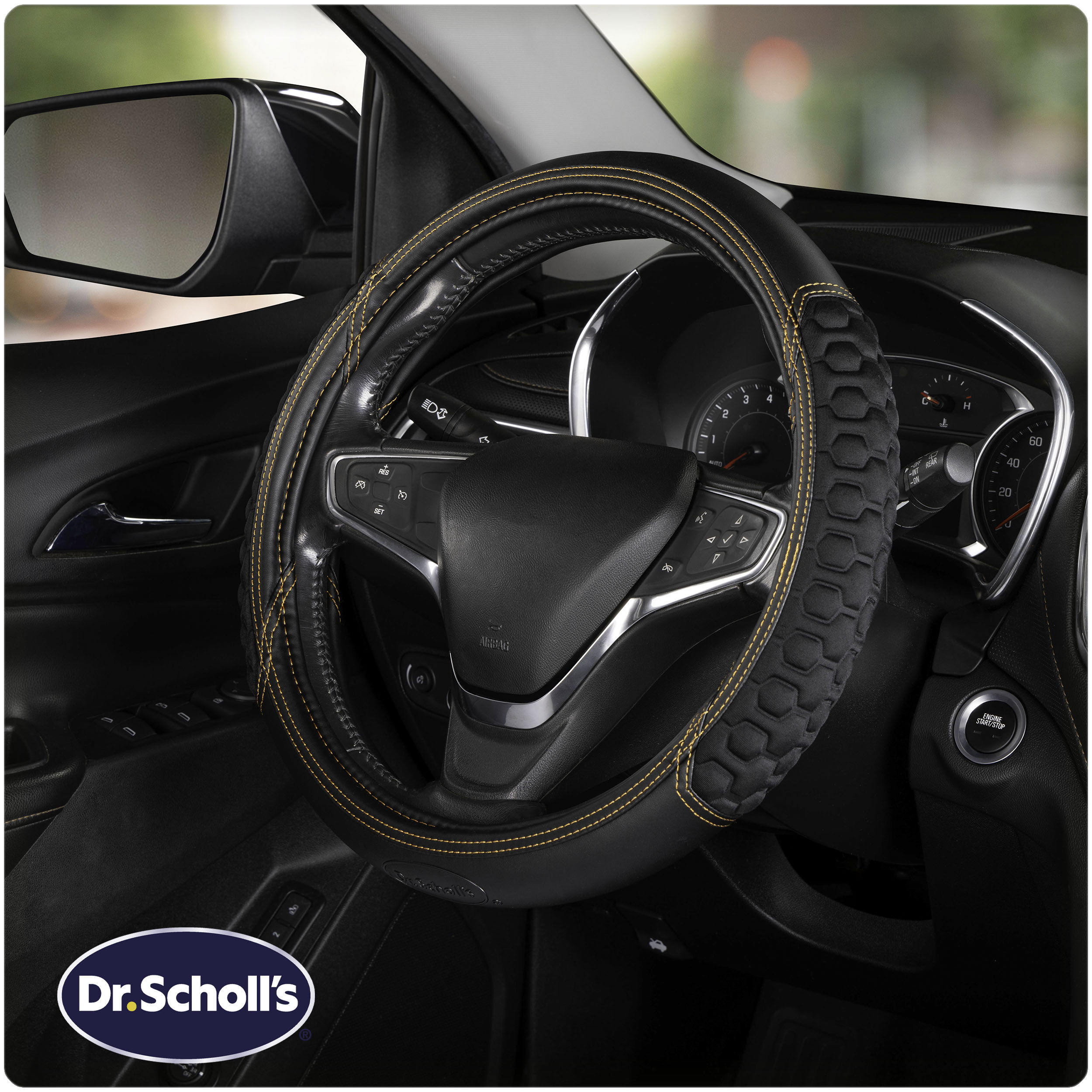 Dr. Scholl's Copper-Infused Memory Foam Truck Steering Wheel Cover photo 3