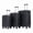 Black + ABS, variant on HIFINE TOURIST 20"/24"/28" 3 pcs/set in ABS Spinner Wheel Luggage, Carry on Suitcase, Matching Color,TSA Combination Lock For Big And Middle Size (Mint Green)