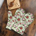 thumbnail image 5 of Pioneer Flower Floral Print Pattern Oven Mitt 2-Pack Set, Heat Resistant Kitchen Gloves, 7.7" X 12", 5 of 6