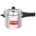 thumbnail image 1 of Prestige Popular Plus Svachh Virgin Aluminium Pressure Cooker (5L, Silver), 1 of 5