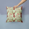 thumbnail image 2 of Watercolor Christmas Art Canvas Fabric Decorative Pillow, 2 of 4