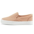 thumbnail image 6 of Womens Slip on Sneakers Comfortable Walking Shoes Perforated Fashion Sneaker in Pink, 6 of 7