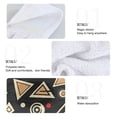 thumbnail image 4 of Haosy 2 Pack Kitchen Wash Cloths with Hanging Loops Absorbent Absorbent Quick Drying Hand Towels, Irregular Triangle Circle, 4 of 7