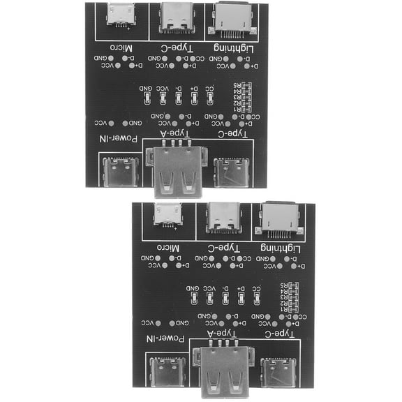 unbranded 2pcs USB C Tester Data Cable Test Tool Test Board Fast Detection USB Cable Checker Supply