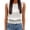 White, variant on Fengactive Women's Sleeveless Casual Summer Tank Tops Boho Cami Slim Fit Smocked Bottom Shirts