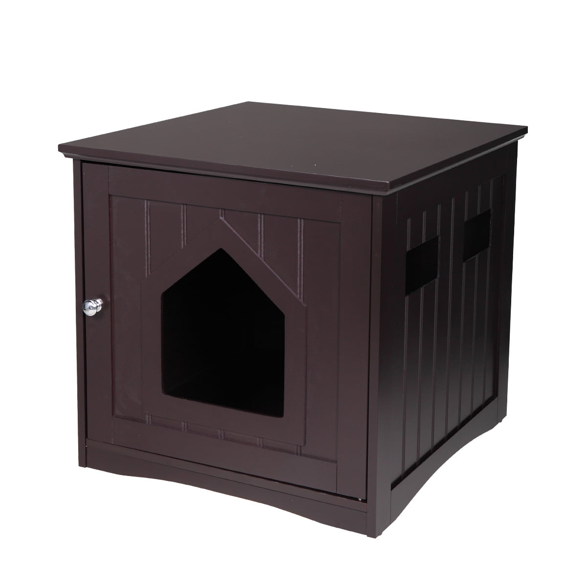 Lowestbest Nightstand Pet House, Multipurpose Cat Houses, Brown Lowestbest Nightstand Pet House, Multipurpose Cat Houses, Brown