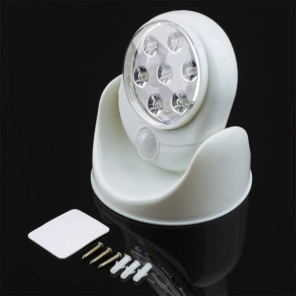 Vruelia Motion Activated LED Light Cordless Battery Powered Sensor On TV Fit Angel Base