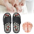 thumbnail image 1 of Pantoufles Masseur de Pieds Sandales de Réflexologie Soulagement du Stress Chaussures d'Acupression Usage Extérieur, 1 of 7