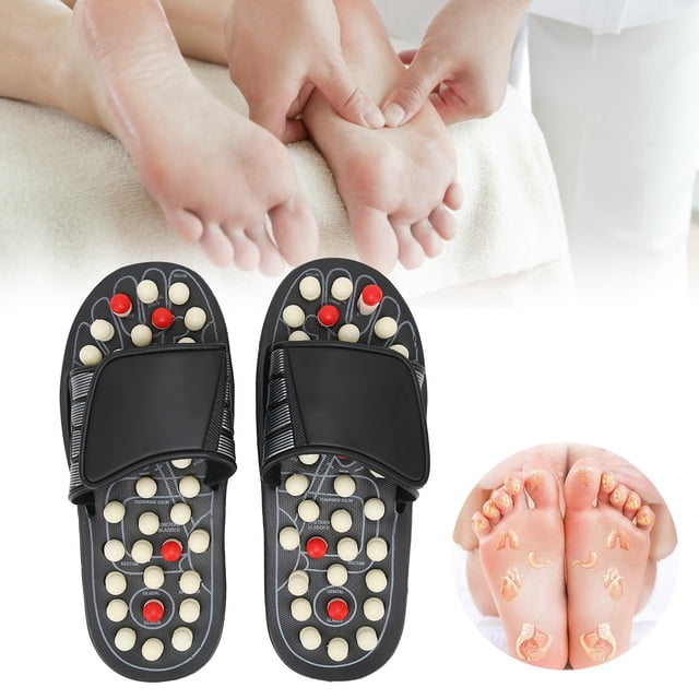 Foot Massager Slippers Reflexology Sandals Stress Relief Acupressure Shoes Outdoor Use