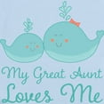 thumbnail image 2 of CafePress - My Great Aunt Loves Me Body Suit - Baby Light Bodysuit, Size Newborn - 24 Months, 2 of 4