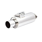 7 in. 16 in. Body Length 3 in. Flanged Inlet 4.5 in. Single Wall TI Varex Universal Cannon Mufflers