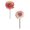 Red & Pink2 1Pack, variant on Flower Single Head Dahlias Flower Home Decoration Flower, 28.5 cm, Pink1 1Pack