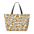 thumbnail image 2 of Fotbe Giraffes Head Bolsa de Viaje para Playa - Resistente al Agua, Bolsa Tote de Gran Capacidad y Ligera con 7 Bolsillos para Mujeres y Hombres, 2 of 7