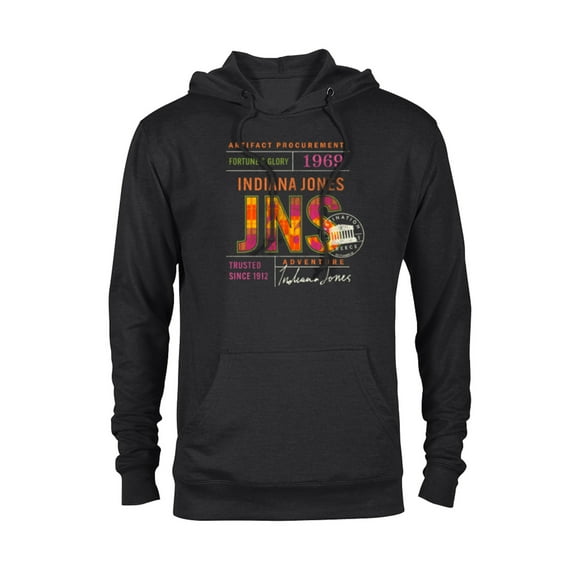 Lucasfilm Indiana Jones and the Dial of Destiny ’69 Artifact - Pullover Hoodie for Adults - Customized-Black