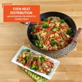 thumbnail image 6 of IMUSA GKG-61021 Light Cast Iron Pre-Seasoned Wok with Wood Handle 14-Inch, Red, 6 of 13