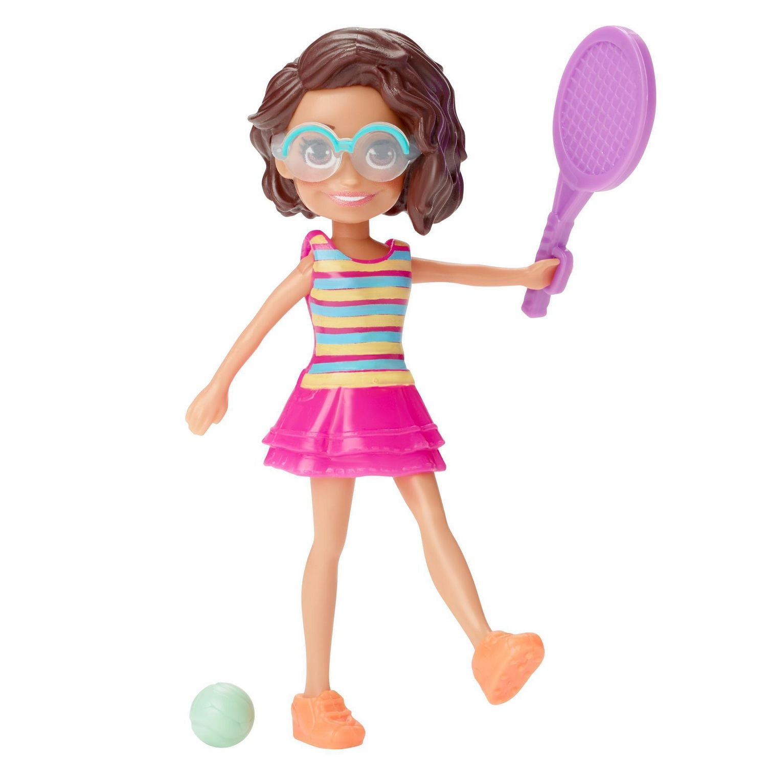 Polly Pocket Servin' Style Fashion Pack Super Sporty with Polly & Lila Dolls and over 35 Fashions & Sporting Accessories