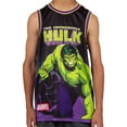 thumbnail image 3 of Marvel The Incredible Hulk Basketball Jersey Men's Unleash The Fury Athletic Gym Tank Top, 3 of 6