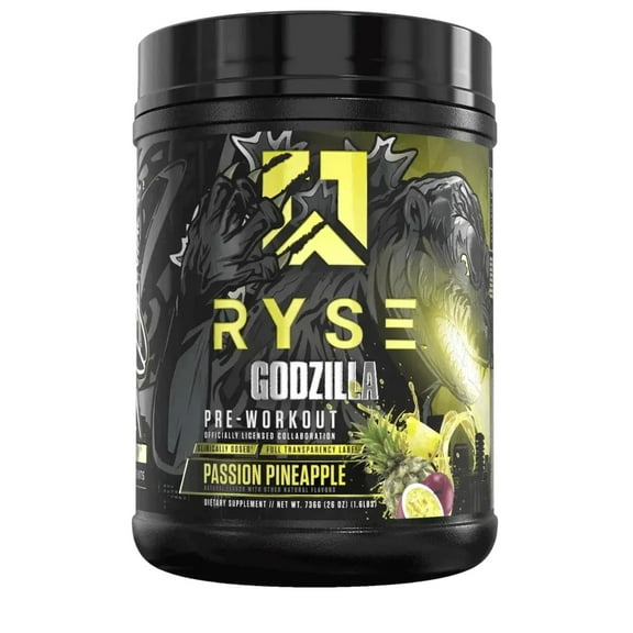 RYSE Godzilla X Noel Deyzel Pre Workout Powder - Cherry Limeade - 20/40 Servings