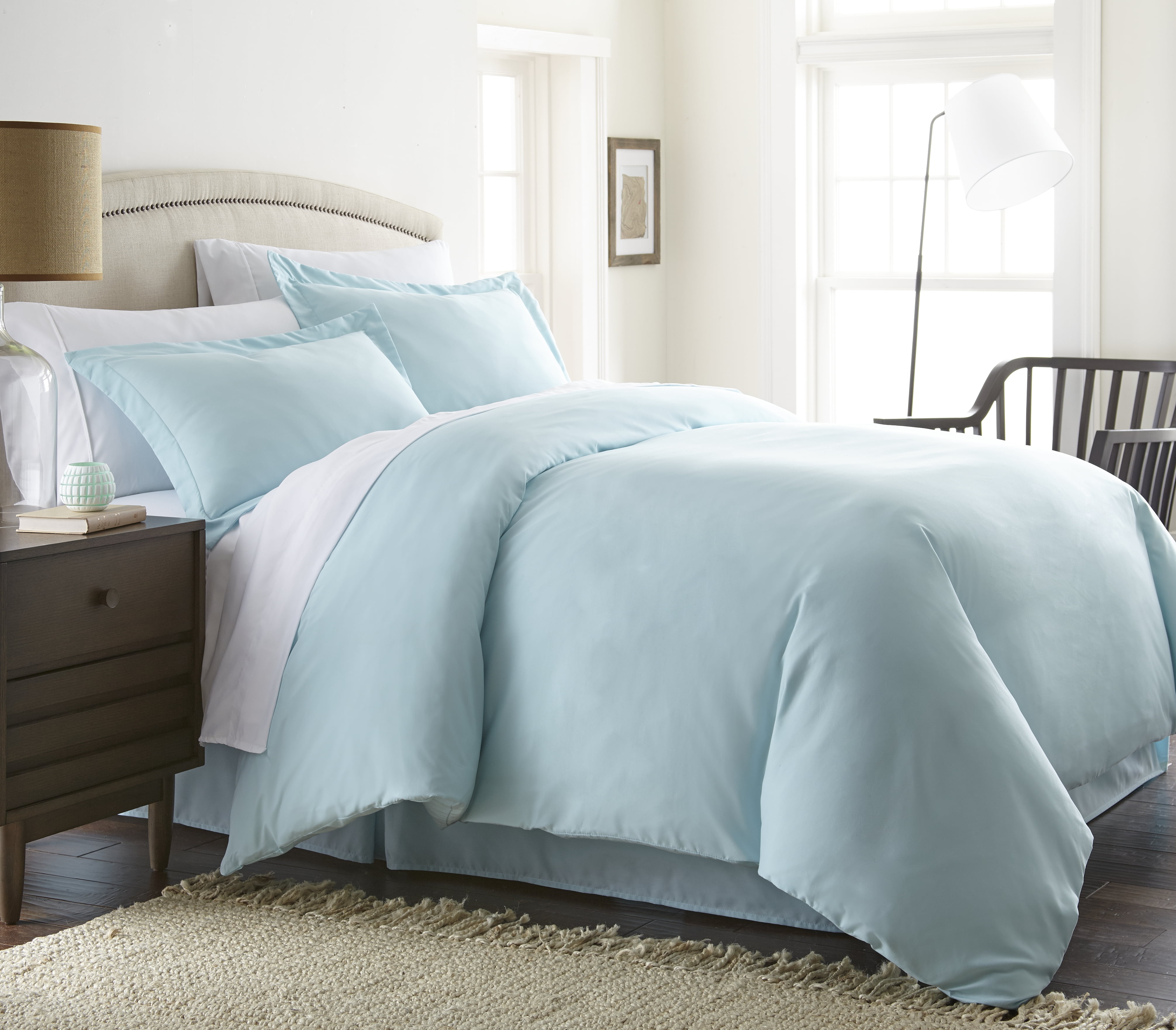 Noble Linens Premium Ultra Soft 3 Piece Solid Duvet Cover Set Noble Linens Premium Ultra Soft 3 Piece Solid Duvet Cover Set Com