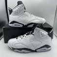 thumbnail image 1 of Ni - ke Air Jordan 6 Reverse Oreo Retro Size 8.5 Men White Sneakers 2024 CT8529-112 ;L98, 1 of 5
