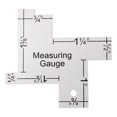 thumbnail image 1 of SPRING Precision Seam Measuring Gauge Metal Quilting Tailor Ruler Template Sewing Ruler For DIY Patchwork Quilting Sturdy Sewing Ruler Section A 1, 1 of 9