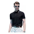 thumbnail image 3 of Polo Casual De Hombre De Color Sólido Corto, 3 of 8