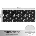 thumbnail image 5 of Kitchen Rugs Sets Of 2,Black Moon Skull Pattern Anti Fatigue Kitchen Mat Rugs Non Slip Washable,Decorative Kitchen Floor Mats for Kitchen,Sink,Laundry,17"X47", 5 of 5