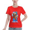 thumbnail image 1 of Women's Basic Short Sleeve T-Shirt Super Saiyan, 1 of 6