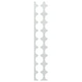 thumbnail image 3 of Ekena Millwork 47"H x 1/8"T Pandora Adjustable Acrylic Decorative Slat Wall Panel Kit, White (contains 16 Slats + 1 Straight Edge Starter Slat), 3 of 11