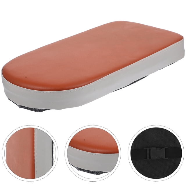 unbranded Cycling Cushion Para Con Espuma Gruesa Y Cubierta De Cuero Negro Fácil De Limpiar