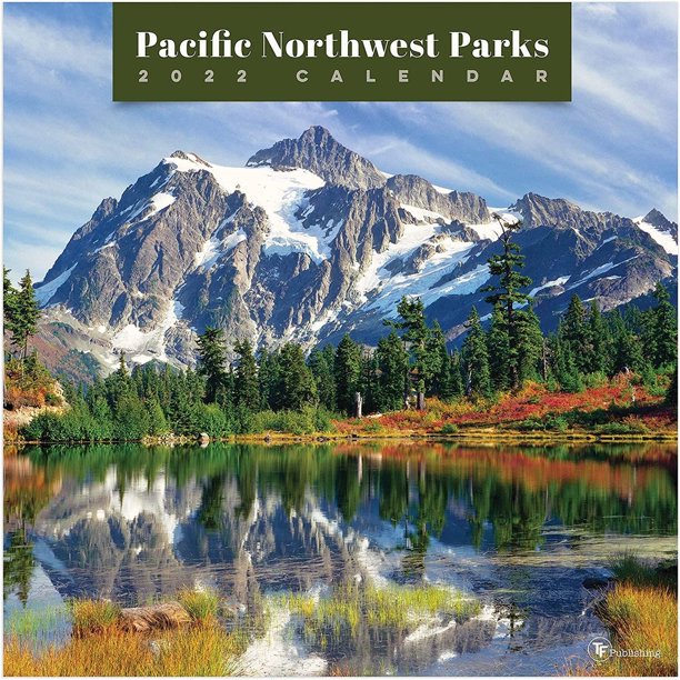 National Parks Calendar 2023 2022 2023 Nature Monthly Wall Calendar, 16 Month, Pacific Northwest Parks Scenic Theme, 12" x